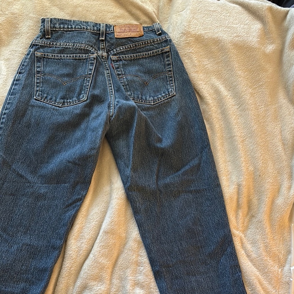 Levi's Blue Straight Jeans with Classic Indigo Wash